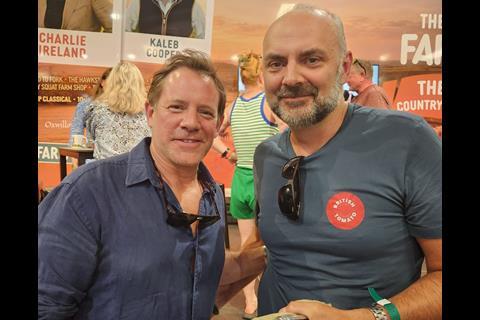 Matt Tebbutt visited Simon Conway on the British Tomatoes stand